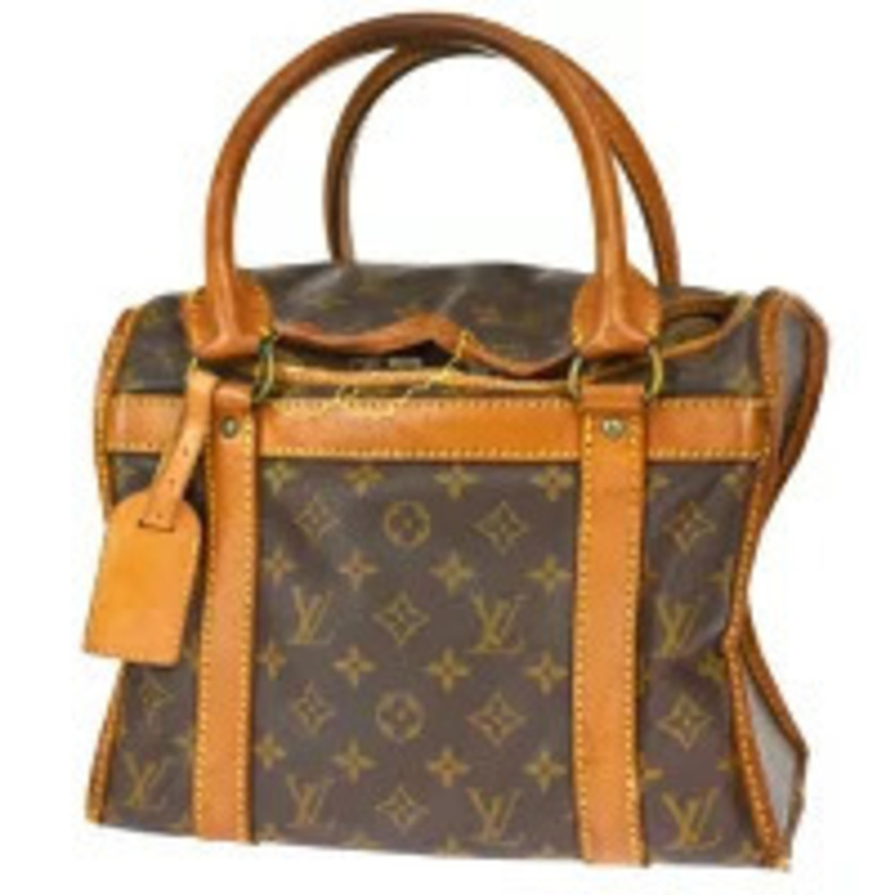 Louis Vuitton Demi Souple Handbag Monogram Leather